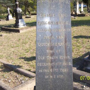 QUICKELBERGE Desire, van -1905