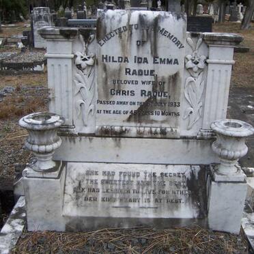 RADUE Hilda Ida Emma -1933