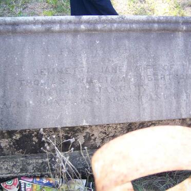 ROBERTSON Jemmetta Jane -187?