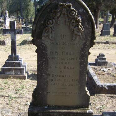ROSE F.W. 1861-1900