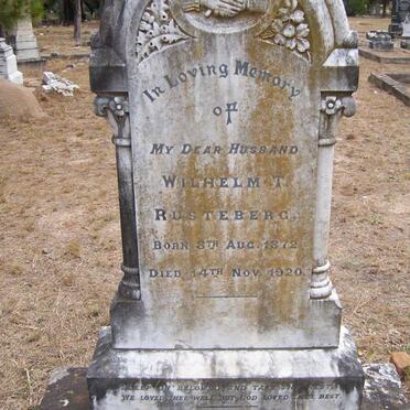 RUSTEBERG Wilhelm T. 1872-1920