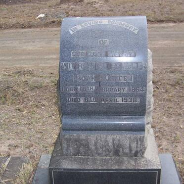 SCHERER Wilhelmine nee OTTE 1864-1938