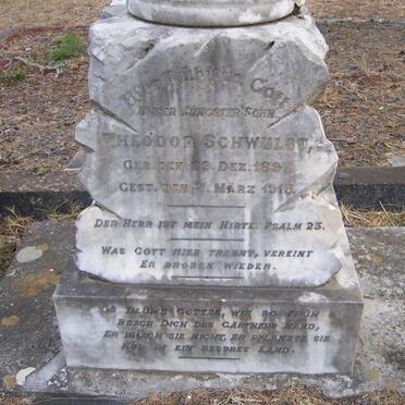 SCHWULST Theodor 1897-1916