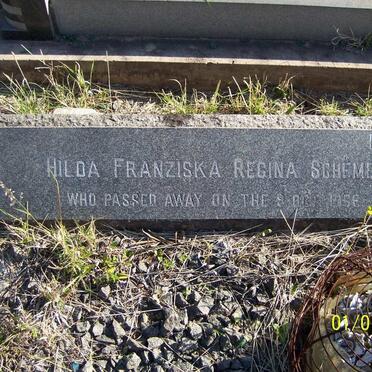 SCHEMEL Hilda Franziska Regina -1966