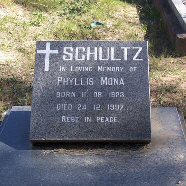SCHULTZ Phyllis Mona 1923-1997