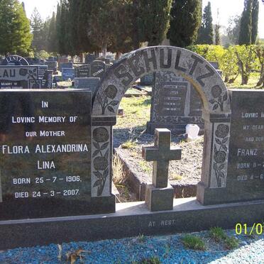 SCHULTZ Franz Joseph 1890-1970 &amp; Flora Alexandrina Lina 1906-2007