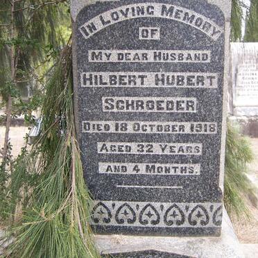SCHROEDER Hilbert Hubert -1918