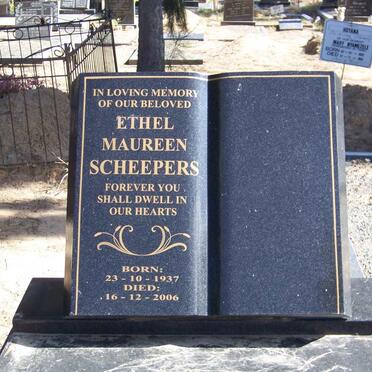SCHEEPERS Ethel Maureen 1937-2006