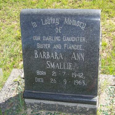 SMALLIE Barbara Ann 1942-1963