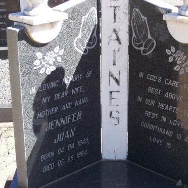 STAINES Jennifer Joan 1949-1994