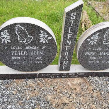 STEENEKAMP Peter John 1931-2009 &amp; Rose Magdeline 1932-1988