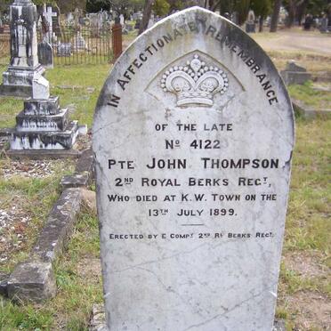 THOMPSON John -1899