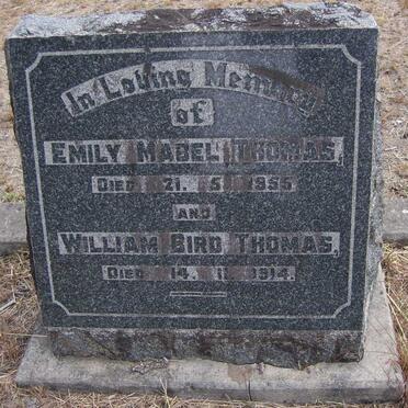 THOMAS William Bird -1914 &amp; Emily Mabel -1955