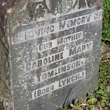 TOMLINSON Caroline Mary nee LYNCH 