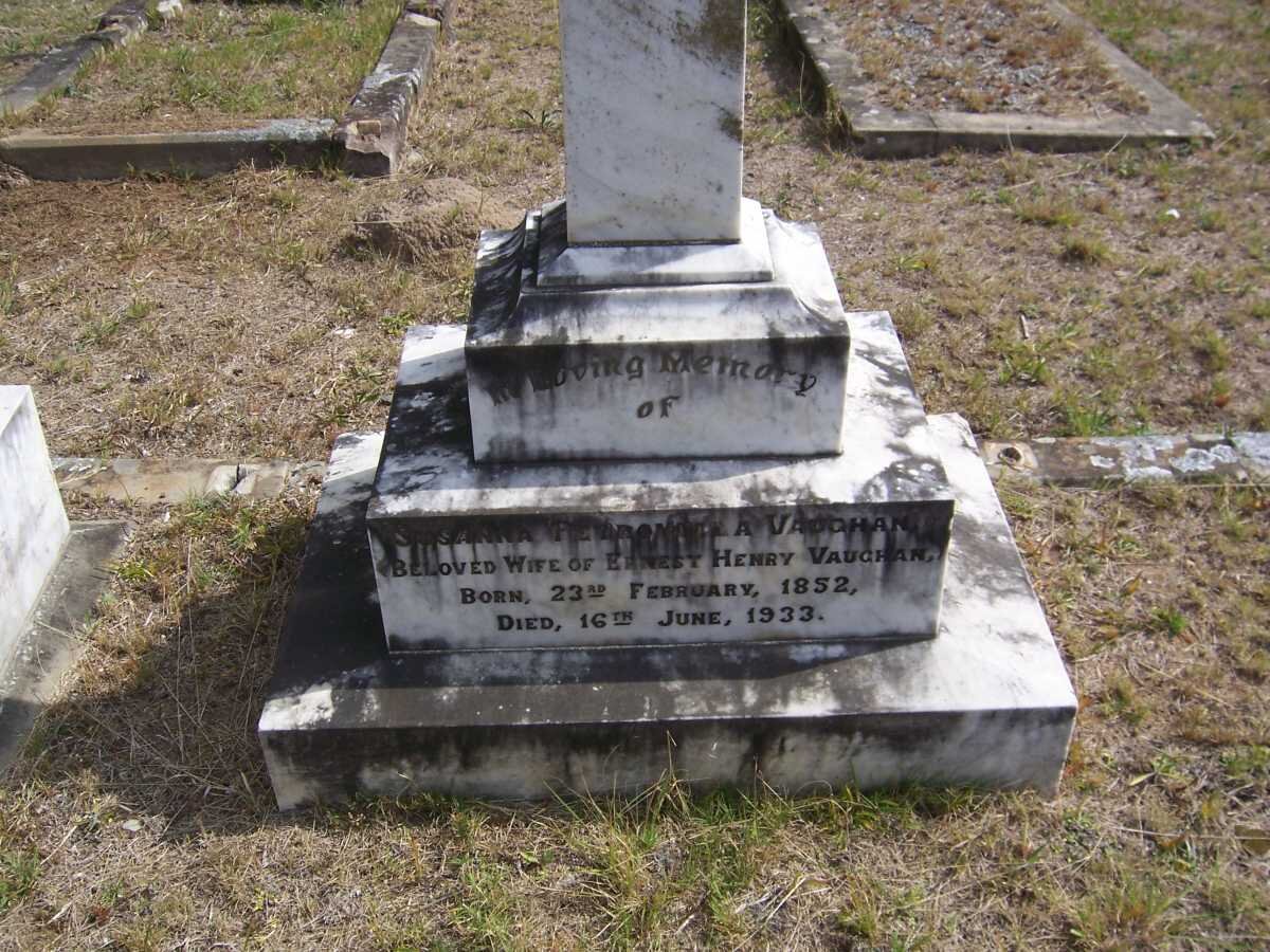 VAUGHAN Susanna Petronella 1852-1933