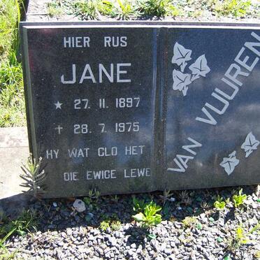 VUUREN Jane, van 1897-1975