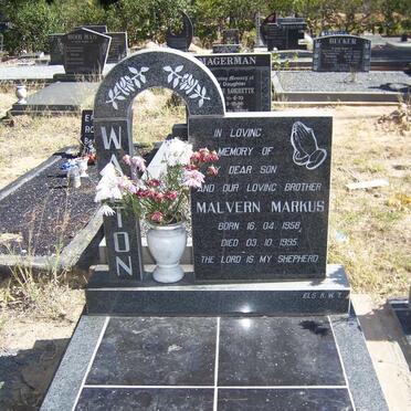 WALTON Malvern Markus 1958-1995