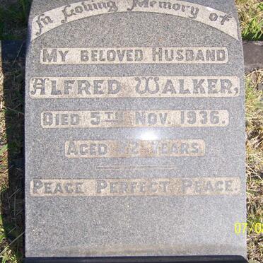 WALKER Alfred -1936