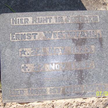 WESTPFAHL Ernst 1823-1907