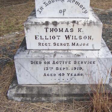 WILSON Thomas K. Elliot -1919