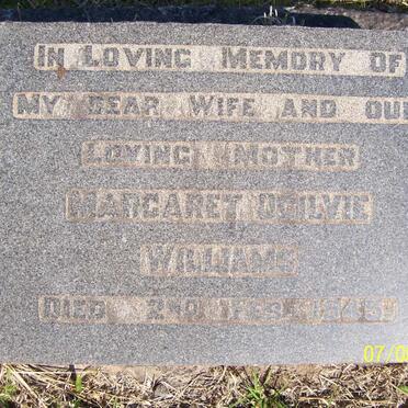 WILLIAMS Margaret Ogilvie -1945