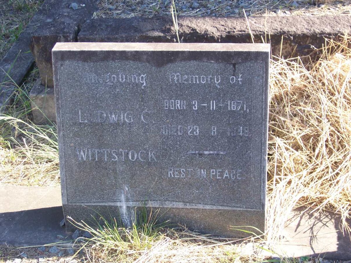 WITTSTOCK Ludwig C. 1871-1948