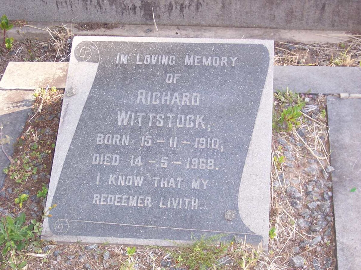 WITTSTOCK Richard 1910-1968