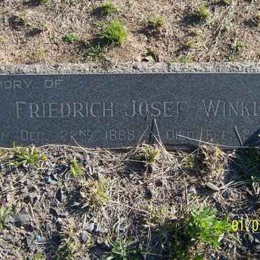 WINKLER Friedrich Josef 1888-1959