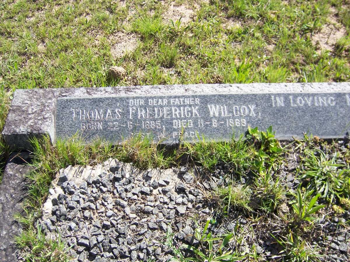 WILCOX Thomas Frederick 1885-1969