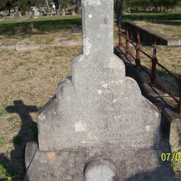 WOOLFREY E. -1862 &amp; Widow WOOLFREY -1889