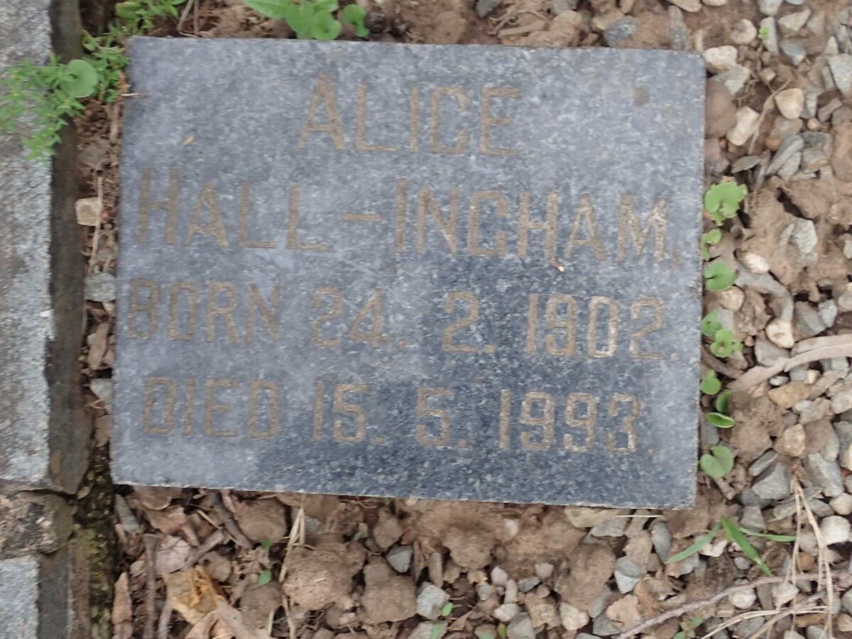 INGHAM Alice, HALL 1902-1993