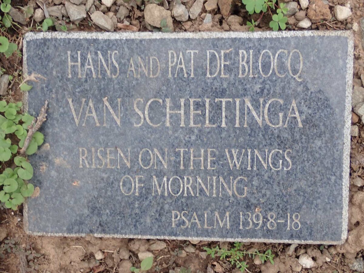 SCHELTINGA Hans, van &amp; Pat DE BLOCQ