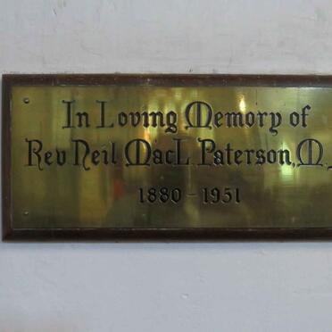 PATERSON Neil MacL. 1880-1951