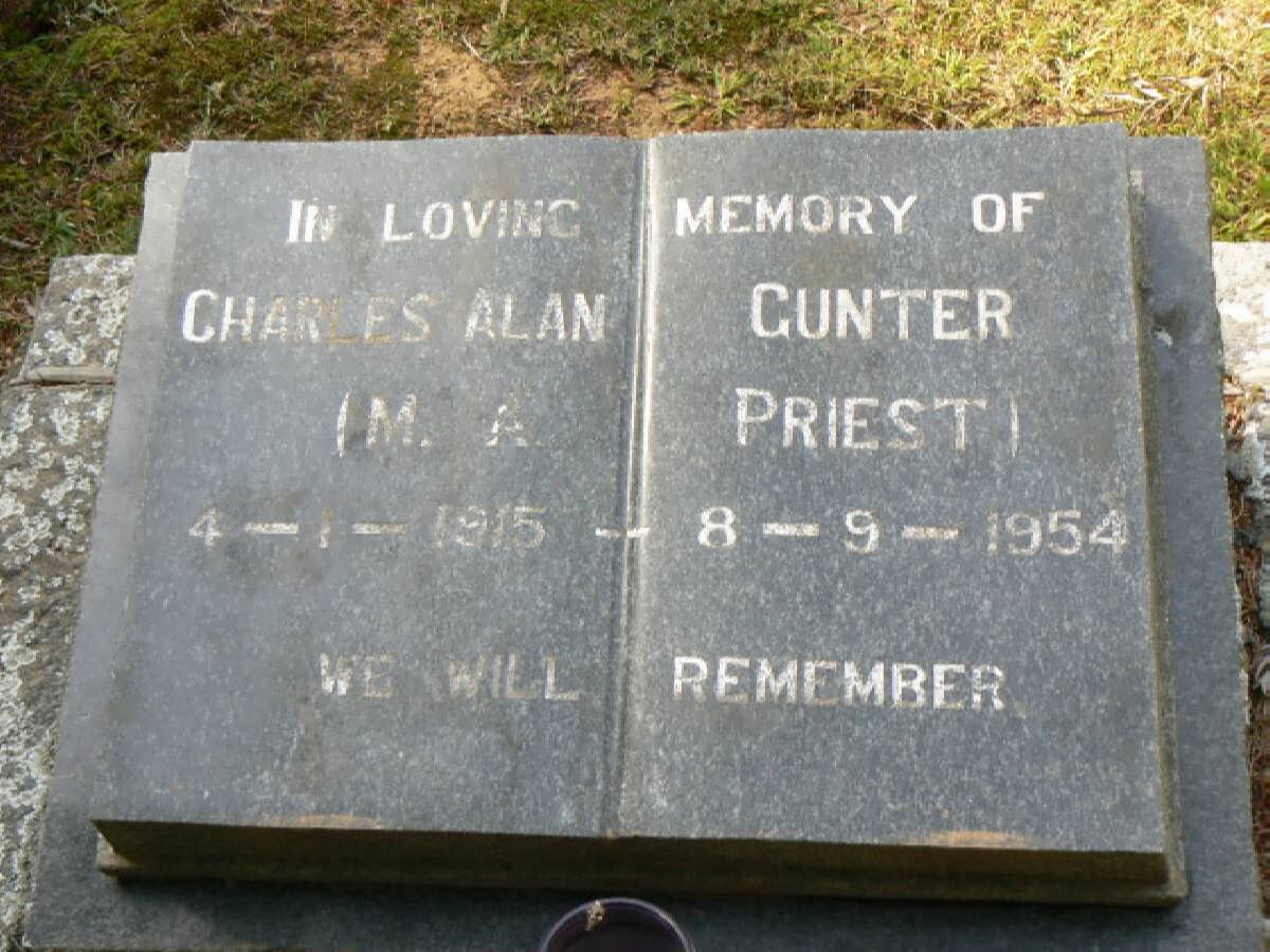 GUNTER Charles Alan 1915-1954