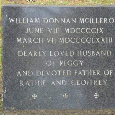 McILLERON William Donnan 1909-1973