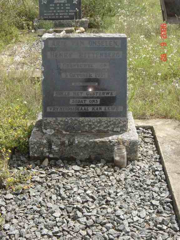 ONSELEN Arie, van -1901 ::  RITTENBERG Henry -1901