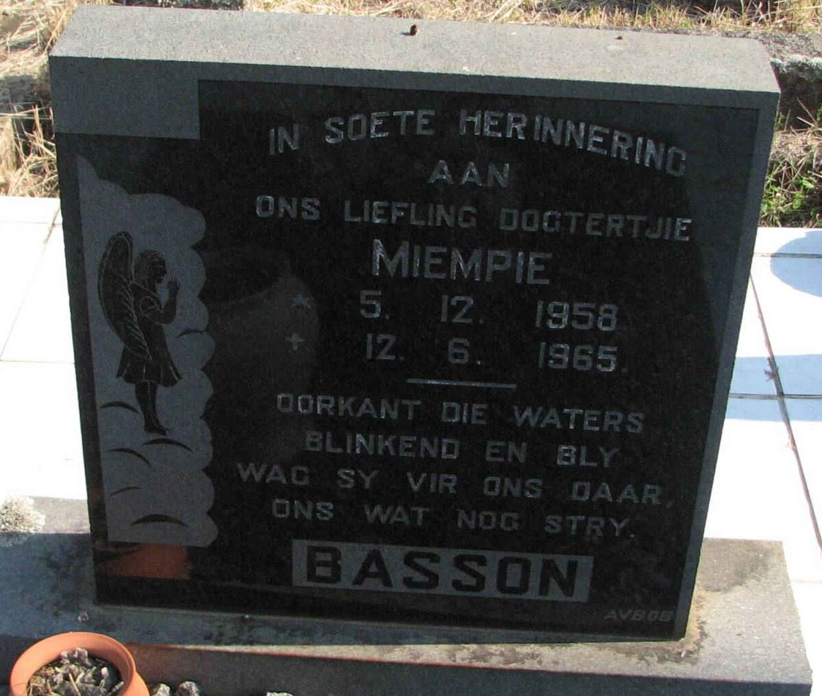 BASSON Miempie 1958-1965