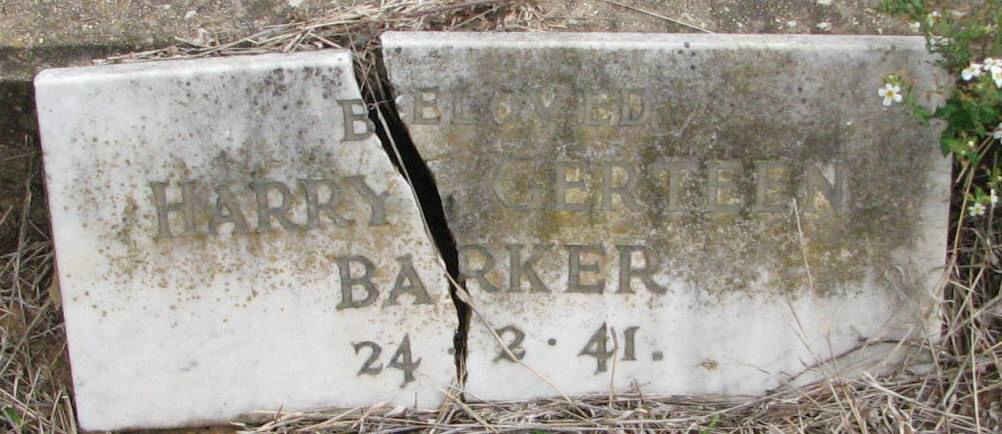 BARKER Harry Keerteen -1941