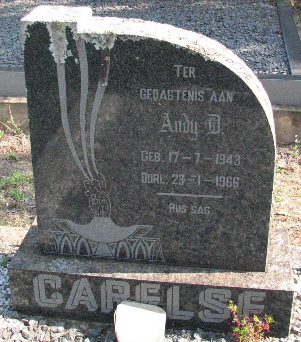 CARELSE Andy D. 1943-1966