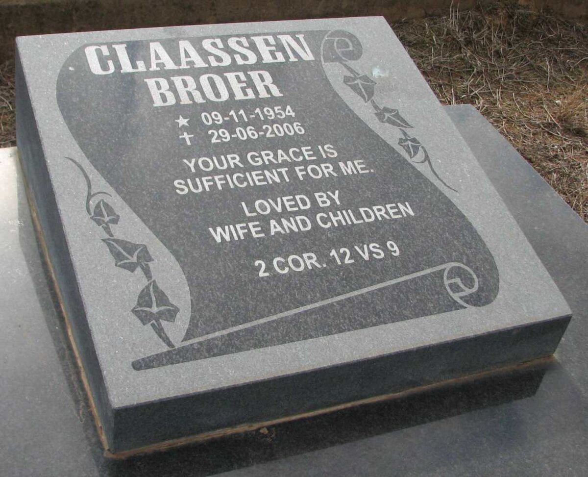 CLAASSEN Broer 1954-2006