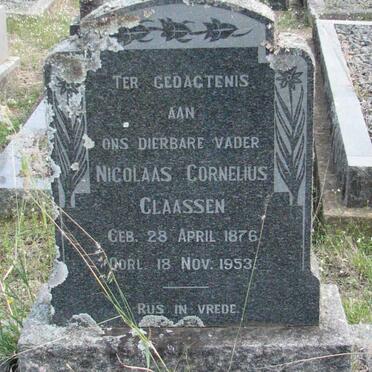 CLAASSEN Nicolaas Cornelius 1876-1953