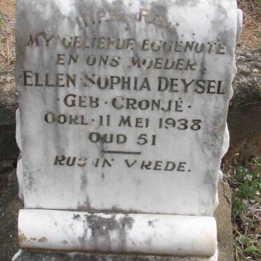 DEYSEL Ellen Sophia nee CRONJE -1938