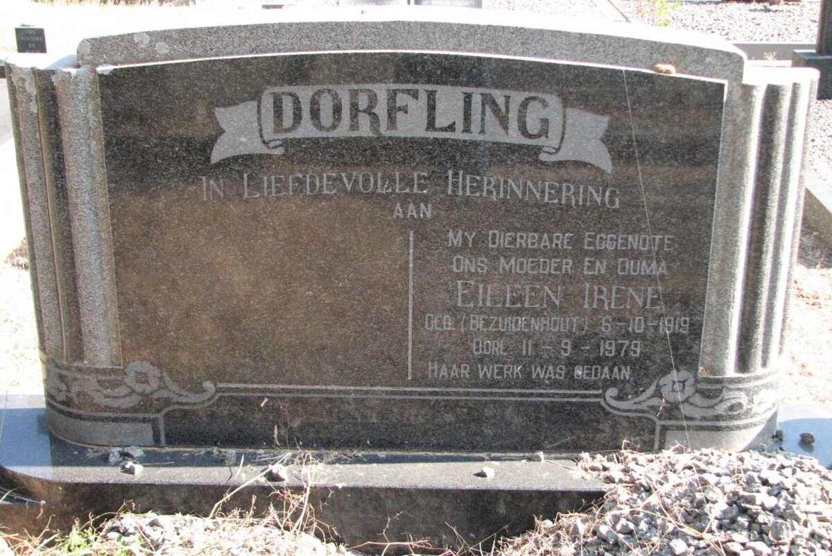 DORLING Eileen Irene 1919-1979