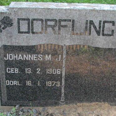 DORFLING Johannes M.J. 1906-1973