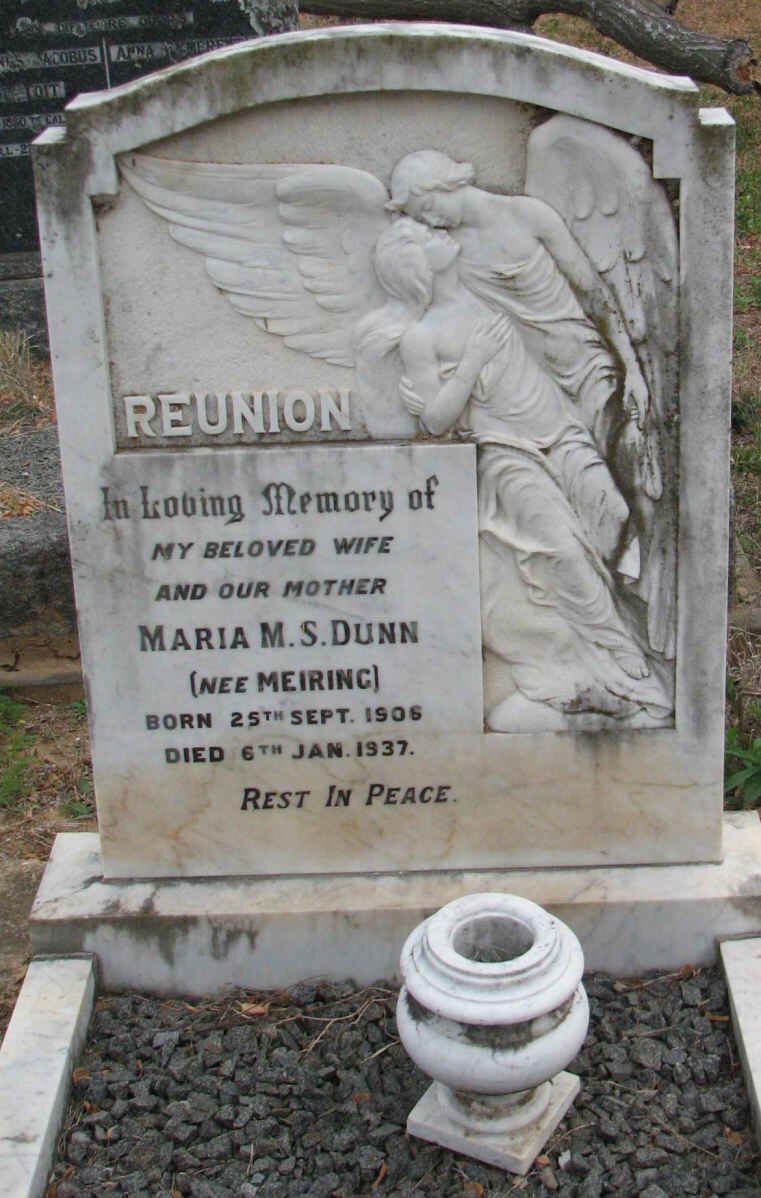 DUNN Maria M.S. nee MEIRING 1906-1937