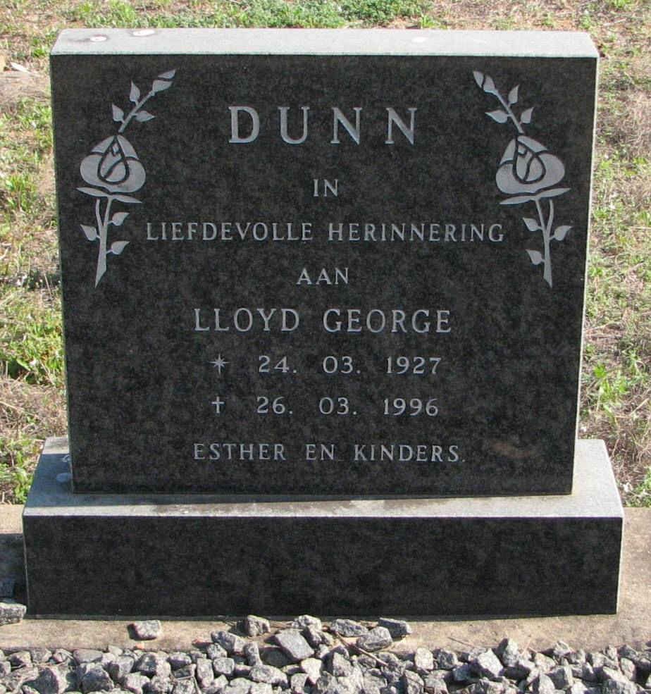 DUNN Lloyd George 1927-1996