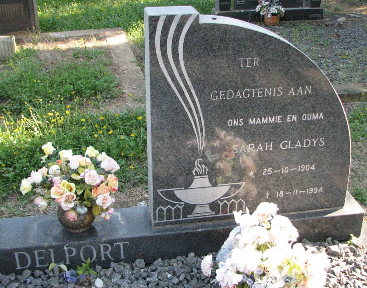DELPORT Sarah Gladys 1904-1994