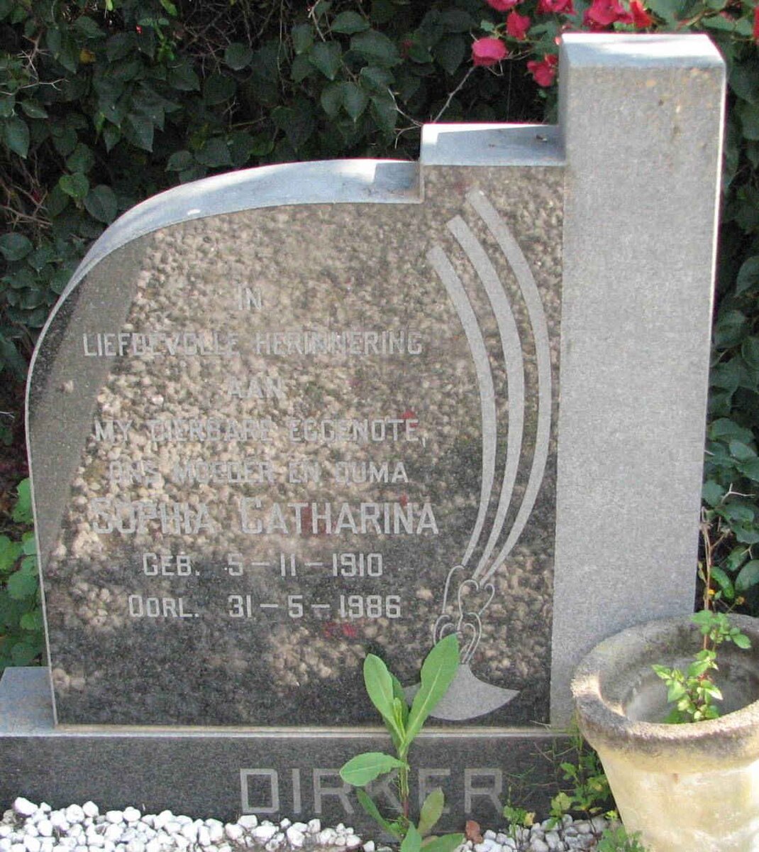 DIRKER Sophia Catharina 1910-1986