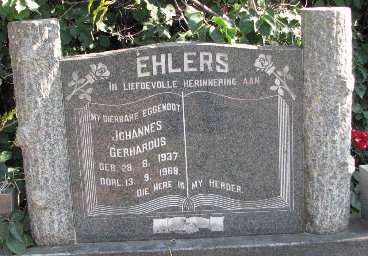 EHLERS Johannes Gerhardus 1037-1968