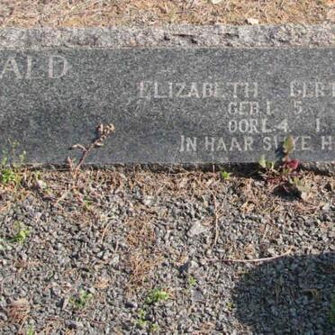 GROENEWALD Elizabeth Gertruida LOTTER 1890-1969